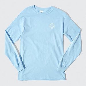 Glossiwear blue long sleeve tee